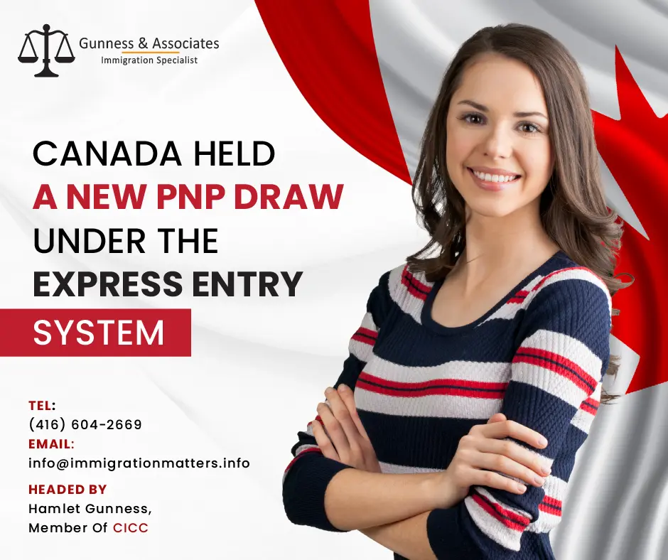 Canada held a new PNP draw under the Express Entry system on February 15, 2023, Immigration, Refugees and Citizenship Canada (IRCC) issued 699 Invitations to Apply (ITA) to candidates under the Provincial Nominee Program (PNP) in the second PNP-targeted draw of the year. In round #241, the cut-off score was 791 points.  The tie-breaking rule for this round was February 8, 2023, at 18:09:01 UTC. As of February 15, 2023, there were 240,264 profiles registered in the Express Entry pool, 849 more than the previous update. In 2023, in total, Canada issued 15,892 invitations. Details of the New PNP draw under the Express Entry  On February 15, 2023, the fifth Express Entry draw of the year was placed. 699 invitations to apply (ITA) were sent out to PNP candidates in Express Entry draw 241 with a minimum Comprehensive Ranking System (CRS) score of 791.  Only candidates in the Provincial Nominee Program were qualified for the draw. In 2023, this was the third program-specific draw; the first two were held on February 1 and 2, respectively. Only candidates who had already received provincial nomination were invited to the February 1 draw, whereas the Federal Skilled Worker Program's draw on February 2 was program-specific (FSWP). Express Entry Draws 2023 Express Entry has had a unique beginning to the year thus far. From the end of November 2022 to the beginning of January 2023, draws had been delayed for 11 weeks due to what was probably an IT system issue. On Wednesday afternoons, draws have typically been held every two weeks. However, the second draw of the year took place on January 18th, a week after the first draw on January 11th. Two weeks later, the third draw did occur as scheduled Express Entry via the Provincial Nominee Program  Along with submitting nominations for foreign nationals through the current paper-based process, provinces and territories (PTs) that run Provincial Nominee Programs (PNPs) can also submit nominations for candidates through the Express Entry pool. Candidates who are selected by a PT receive an additional 600 points in the Comprehensive Ranking System (CRS), which is typically enough to encourage an invitation to apply (ITA) at the subsequent round of invitations, subject to the total number of nominations available for that PT and Immigration, Refugees and Citizenship Canada's (IRCC) ministerial guidance for each specific round of invitations. Want to know more details about “Canada held a new PNP draw under the Express Entry system” you can contact one of our immigration specialists at  Gunness & Associates. Tel: (416) 604-2669  Email: info@test.immigrationmatters.info Gunness & Associates has helped thousands of people successfully immigrate to Canada with their families. Our skilled and experienced immigration experts have the expertise to accurately examine your case and advise you on the best method of proceeding to best serve your needs. For honest and straightforward advice, contact the experts at Gunness & Associates. Get a free Assessment  Join our newsletter and get up-to-date immigration news Click here All rights reserved ©2022 Gunness & Associate