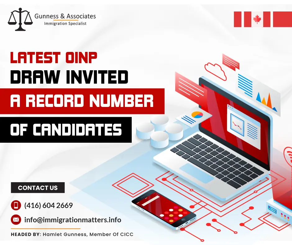 Latest OINP draw