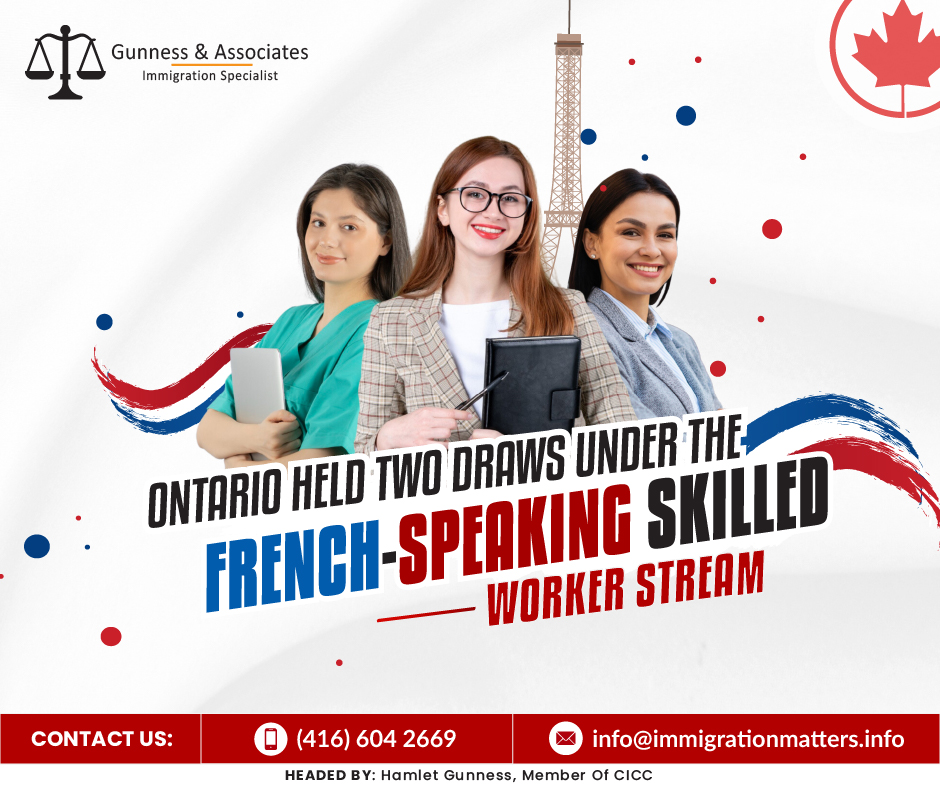 On June 5, 2023, the Ontario Immigrant Nominee Program (OINP) held new rounds of invitations in Ontario’s Express Entry French-Speaking Skilled Worker stream. The province issued 278 Invitations to Apply to candidates working in the healthcare, educational, and financial sectors. The Comprehensive Ranking Score (CRS) range of candidates who received the Notification of Interest (NOI) from the OINP was 312-487 points. In addition, the province invited 139 candidates working in tech, trades, or other priority occupations with CRS scores between 348-487. In 2023, Ontario issued 19,198 invitations to eligible candidates under all streams of the OINP.Candidates working in the healthcare, educational, and financial sectors NOCsThe following national occupational classification (NOC) codes were assigned to candidates with work experience, and they received NOIs.NOC 10010 - Financial managers
NOC 10011 - Human resources managers
NOC 12101 - Human resources and recruitment officers
NOC 12102 - Procurement and purchasing agents and officers
NOC 13100 - Administrative officers
NOC 13110 - Administrative assistants
NOC 31100 - Specialists in clinical and laboratory medicine
NOC 31101 - Specialists in surgery
NOC 31102 - General practitioners and family physicians
NOC 31112 - Audiologists and Speech-Language Pathologists
NOC 31120 - Pharmacists
NOC 31200 - Psychologists
NOC 31202 - Physiotherapists
NOC 31203 - Occupational Therapists
NOC 31204 - Kinesiologists and other professional occupations in therapy and assessment
NOC 31301 - Registered nurses and registered psychiatric nurses
NOC 31302 - Nurse practitioners
NOC 31303 - Physician assistants, midwives, and allied health professionals
NOC 32101 - Licensed practical nurses
NOC 32103 - Respiratory therapists, clinical perfusionists, and cardiopulmonary technologists
NOC 32109 - Other technical occupations in therapy and assessment
NOC 32120 - Medical laboratory technologists
NOC 32121 - Medical radiation technologists
NOC 33102 - Nurse aides, orderlies, and patient service associates
NOC 33103 - Pharmacy technical assistants and pharmacy assistants
NOC 33109 - Other assisting occupations in support of health services
NOC 40021 - School principals and administrators of elementary and secondary education
NOC 41200 - University professors and lecturers
NOC 41210 - College and other vocational instructors
NOC 41220 - Secondary school teachers
NOC 41221 - Elementary school and kindergarten teachers
NOC 41300 - Social Workers
NOC 41301 - Therapists in counseling and related specialized therapies
NOC 41310 - Police investigators and other investigative occupations
NOC 41321 - Career development practitioners and career counselors (except education)
NOC 42201 - Social and community service workers
NOC 42202 - Early childhood educators and assistants
NOC 42203 - Instructors of Persons with Disabilities
NOC 43100 - Elementary and secondary school teacher assistantsAlso Read: ONTARIO HAS THE MOST TRUCKING JOB VACANCIES IN CANADANEARLY 1,700 INVITATIONS WERE ISSUED UNDER THE ONTARIO SKILLED TRADES STREAMCandidates working in tech, trades, or other priority occupations NOCsCandidates only received a notification if they had a work experience in one of the following NOCs mentioned as your primary NOC in your Express Entry profile:NOC 20010 - Engineering managers
NOC 20012 - Computer and Information Systems Managers
NOC 21111 - Forestry professionals
NOC 21112 - Agricultural representatives, consultants, and specialists
NOC 21120 - Public and environmental health and safety professionals
NOC 21211 - Data Scientists
NOC 21223 - Database Analysts and Data Administrators
NOC 21230 - Computer systems developers and programmers
NOC 21231 - Software engineers and designers
NOC 21232 - Software developers and programmers
NOC 21233 - Web designers
NOC 21234 - Web Developers and Programmers
NOC 21300 - Civil engineers
NOC 21301 - Mechanical engineers
NOC 21310 - Electrical and electronic engineers
NOC 21311 - Computer engineers (except software engineers and designers)
NOC 21320 - Chemical engineers
NOC 21321 - Industrial and manufacturing engineers
NOC 21322 - Metallurgical and materials engineers
NOC 21330 - Mining engineers
NOC 21331 - Geological engineers
NOC 22101 - Geological and mineral technologists and technicians
NOC 22301 - Mechanical engineering technologies and technicians
NOC 22302 - Industrial engineers and manufacturing technologists and technicians
NOC 22313 - Aircraft instrument, electrical and avionics mechanics, technicians, and inspectors
NOC 62020 - Food service supervisors
NOC 63201 - Butchers - retail and wholesale
NOC 63202 - Bakers
NOC 72011 - Contractors and supervisors, electrical trades, and telecommunications occupations
NOC 72014 - Contractors and supervisors, other construction trades, installers, repairers, and services
NOC 72020 - Contractors and supervisors, mechanic trades
NOC 72024 - Supervisors, motor transport, and other ground transit operators
NOC 72100 - Machinists and machining and tooling inspectors
NOC 72101 - Tool and die, makers,
NOC 72104 - Structural metal and plate work fabricators and fitters
NOC 72106 - Welders and related machine operators
NOC 72200 - Electricians (except industrial and power system)
NOC 72201 - Industrial electricians
NOC 72204 - Telecommunications line and cable installers and repairers
NOC 72205 - Telecommunications equipment installation and cable television service technicians
NOC 72300 - Plumbers
NOC 72302 - Gas fitters
NOC 72310 - Carpenters
NOC 72311 - Cabinetmakers
NOC 72320 - Bricklayers
NOC 72400 - Construction millwrights and industrial mechanics
NOC 72401 - Heavy-duty equipment mechanics
NOC 72404 - Aircraft mechanics and aircraft inspectors
NOC 72410 - Automotive service technicians, truck and bus mechanics, and mechanical repairers
NOC 72421 - Appliance servicers and repairers
NOC 73100 - Concrete finishers
NOC 73102 - Plasterers, drywall installers and finishers, and lathers
NOC 73110 - Roofers and shinglers
NOC 73111 - Glaziers
NOC 73112 - Painters and decorators (except interior decorators)
NOC 73402 - Drillers and blasters - surface mining, quarrying, and constructionFrench-Speaking Skilled Worker Stream The Ontario Immigrant Nominee Programme (OINP) has an immigration path called the Express Entry French-Speaking Skilled Worker route.It offers up the possibility for talented French speakers with strong English language skills to apply for permanent residence and employment in Ontario.Before you can apply online to be nominated by the Ontario government for permanent residence, you must have a valid profile in Immigration, Refugees and Citizenship Canada's (IRCC) Express Entry system and get a Notification of Interest from Ontario.We regularly share updated Canadian immigration news, want to keep updated, add the latest immigration news in your feed: https://test.immigrationmatters.info/feed Want to know more details about “Ontario held two draws under the French-Speaking Skilled Worker Stream” you can contact one of our immigration specialists at Gunness & Associates.Tel: (416) 604-2669 Email: info@test.immigrationmatters.infoGunness & Associates has helped thousands of people successfully immigrate to Canada with their families. Our skilled and experienced immigration experts have the expertise to accurately examine your case and advise you on the best method of proceeding to best serve your needs.For honest and straightforward advice, contact the expertsat Gunness & AssociatesGet a free Assessment Join our newsletter and get up-to-date immigration news Click hereAll rights reserved ©2023 Gunness & Associates