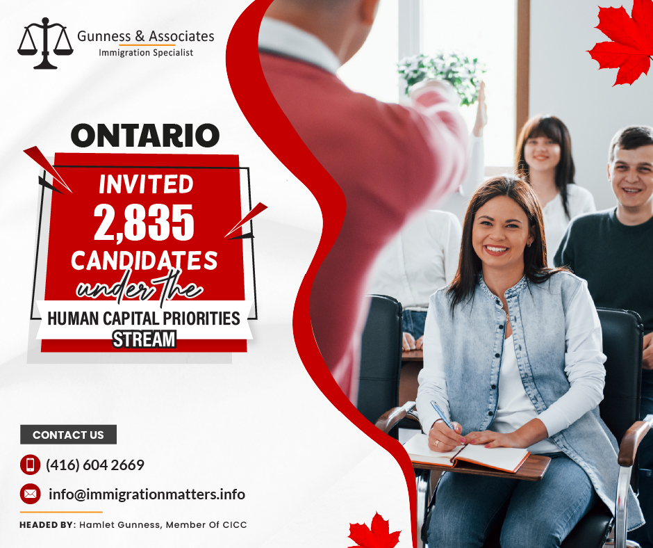 The Ontario Immigrant Nominee Program (OINP) conducted two new invitation draws under the Human Capital Priorities Stream On August 16, 2023. In the first draw, the OINP issued 751 targeted Notifications of Interest (NOIs) to candidates with work experience in healthcare and tech occupations. In the second draw, Ontario issued 2,084 targeted NOIs. Invited candidates' CRS Express Entry score was between 473 and 516 points. In total, the OINP invited 2,835 candidates in the two Express Entry Human Capital Priorities Stream draws. In 2023, Ontario issued 31,247 invitations under all streams of OINP. OINP all streams invitations of 2023 can be found here!Details of the latest OINP Draw under the Human Capital Priorities Stream Health and technology occupations were targeted in the Express Entry Human Capital Priorities Stream by the Ontario Provincial Nominee Programme in the immigration draws held from August 11 to 16, 2023. Individuals who may meet the criteria for Ontario's Express Entry Human Capital Priorities stream received notifications of interest from the Ontario Provincial Nominee Programme (PNP). The table below contains the overview of the NOIs, CRS score range, and date of profiles created in the IRCC EE system:Date InvitationsCRS score Profiles created in the IRCC systemDescriptionsAugust 11 - 16, 20232084473-516August 11, 2022 – July 8, 2023Targeted draw – Tech and HealthAugust 16, 2023751473-495August 16, 2022 – August 2, 2023Targeted draw – Tech and Health Total2,835As a candidate, you can work with an immigration specialist. Click here to get an assessment from an experienced immigration consultant.Which healthcare occupations were invited?In your Express Entry profile, you must list your work experience in one of the following NOC occupations as your primary NOC:NOC 30010 – Managers in healthcare
NOC 31100 – Specialists in clinical and laboratory medicine
NOC 31101 – Specialists in surgery
NOC 31102 – General practitioners and family physicians
NOC 31103 – Veterinarians
NOC 31110 – Dentists
NOC 31111 – Optometrists
NOC 31112 – Audiologists and speech-language pathologists
NOC 31120 – Pharmacists
NOC 31121 – Dietitians and nutritionists
NOC 31201 – Chiropractors
NOC 31202 – Physiotherapists
NOC 31203 – Occupational therapists
NOC 31204 – Kinesiologists and other professional occupations in therapy and assessment
NOC 31209 – Other professional occupations in health diagnosing and treating
NOC 31300 – Nursing coordinators and supervisors
NOC 31301 – Registered nurses and registered psychiatric nurses
NOC 31302 – Nurse practitioners
NOC 31303 – Physician assistants, midwives, and allied health professionals
NOC 32100 – Opticians
NOC 32101 – Licensed practical nurses
NOC 32102 – Paramedical occupations
NOC 32103 – Respiratory therapists, clinical perfusionists, and cardiopulmonary technologists
NOC 32104 – Animal health technologists and veterinary technicians
NOC 32109 – Other technical occupations in therapy and assessment
NOC 32110 – Denturists
NOC 32111 – Dental hygienists and dental therapists
NOC 32112 – Dental technologists and technicians
NOC 32120 – Medical laboratory technologists
NOC 32121 – Medical radiation technologists
NOC 32122 – Medical sonographers
NOC 32123 – Cardiology technologists and electrophysiological diagnostic technologists
NOC 32124 – Pharmacy technicians
NOC 32129 – Other medical technologists and technicians
NOC 32200 – Traditional Chinese medicine practitioners and acupuncturists
NOC 32201 – Massage therapists
NOC 32209 – Other practitioners of natural healing
NOC 33100 – Dental assistants and dental laboratory assistants
NOC 33101 – Medical laboratory assistants and related technical occupations
NOC 33102 – Nurse aides, orderlies, and patient service associates
NOC 33103 – Pharmacy technical assistants and pharmacy assistants
NOC 33109 – Other assisting occupations in support of health services
A list of invited Tech occupationsIn your Express Entry profile, you must list your work experience in one of the following NOC occupations as your primary NOC:NOC 20012 - Computer and information systems managers
NOC 21211 - Data scientists
NOC 21223 - Database analysts and data administrators
NOC 21230 - Computer systems developers and programmers
NOC 21231 - Software engineers and designers
NOC 21232 - Software developers and programmers
NOC 21233 - Web designers
NOC 21234 - Web developers and programmers
NOC 21311 - Computer engineers (except software engineers and designers)What is the Human Capital Priorities Stream?The Express Entry Human Capital Priorities immigration stream in Ontario is part of the Ontario Immigrant Nominee Program (OINP). It allows foreign workers with the necessary skilled work experience, language abilities, and education to apply to live and work permanently in Ontario.Before you can apply to be nominated for permanent residence by the Ontario government, you must have a valid profile in Immigration, Refugees, and Citizenship Canada's (IRCC's) Express Entry system and receive a Notification of Interest from Ontario.What are the requirements for the Human capital Priorities Stream?
You must choose which of the two federal programs you want to be evaluated against: Canadian Experience Class under the Federal Skilled Workers Program
You must have at least one year of full-time paid work experience.
You must hold a bachelor's, master's, or Ph.D. from Canada or the equivalent in another nation. If you finished your studies outside of Canada, you must receive an Educational Credential Assessment report to demonstrate that your education is equivalent to a Canadian credential.
You must be able to understand, read, write, and speak English or French at a level 7 or higher on the Canadian Language Benchmark (CLB).
When you migrate to Canada, you must have enough money to support yourself and any dependent family members.
After being awarded permanent residence, you must plan for living in Ontario.Join our RSS Feed Want to know more details about “Ontario invited 2,835 candidates under the Human Capital Priorities Stream” you can contact one of our immigration specialists at  Gunness & Associates.Tel: (416) 604-2669 Email: info@test.immigrationmatters.infoGunness & Associates has helped thousands of people successfully immigrate to Canada with their families. Our skilled and experienced immigration experts have the expertise to accurately examine your case and advise you on the best method of proceeding to best serve your needs.For honest and straightforward advice, contact the expertsat Gunness & AssociatesGet a free Assessment Join our newsletter and get up-to-date immigration news Click hereAll rights reserved ©2023 Gunness & Associates