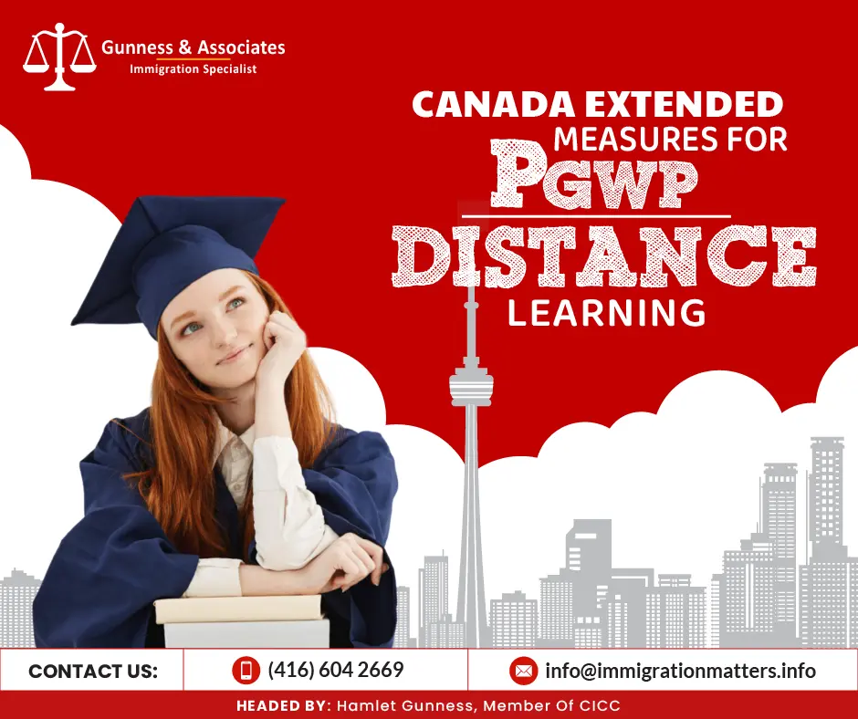 Canada extended measures for PGWP distance learning